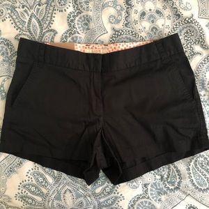 J. Crew City Fit 3” Black Shorts